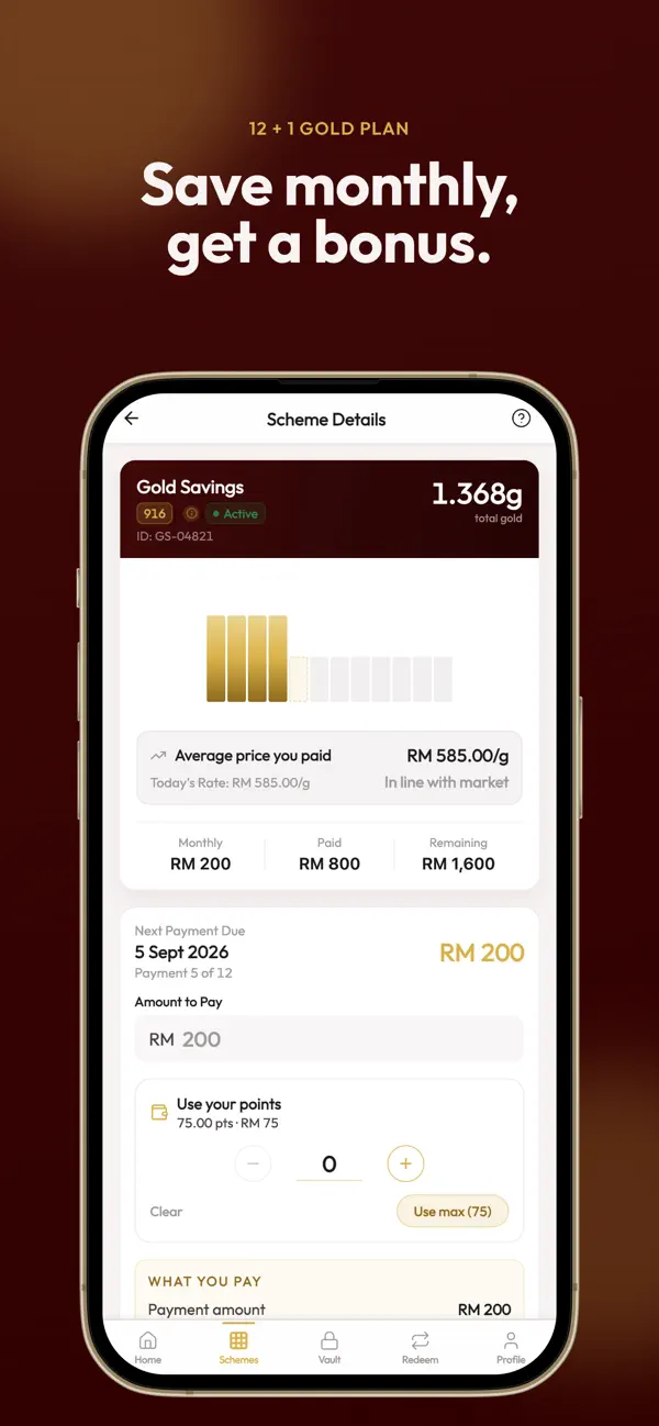 VKN scheme screen from the official App Store preview